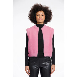 Rino & Pelle Elona.5002511 rino en pelle short waistcoat mauve pink