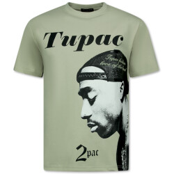 True Rise Tupac t-shirt met opdruk