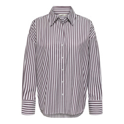 Jacqueline de Yong vesper l/s loose shirt wvn noos 15338857 cloud dancer fig