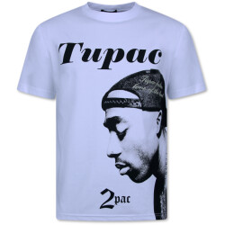 True Rise 2pac t-shirt met opdruk