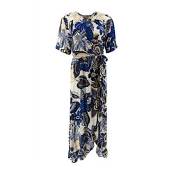 FOS Amsterdam Jurk bonnie bloemenveld navy