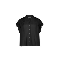 Summum 2s3276-12246 blouse crinkled thin gauze