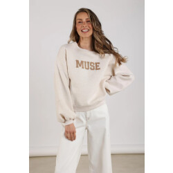 Nukus Nkf030172 54 muse pullover sand melange