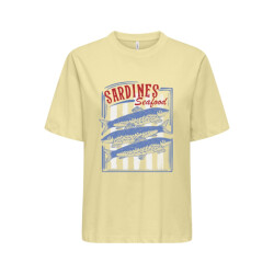 Only Onltrudy ss boxy tee licht