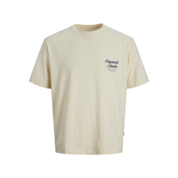 Jack & Jones Jornorrebro typo tee ss crew neck noos ecru