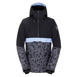 Dare2b Dames snowburst leopard print overhead ski jas