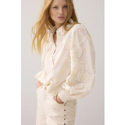 Summum 2s3327-12292 blouse tape pattern voile