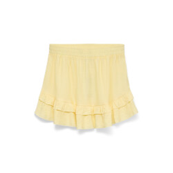 Vero Moda vmbenedict nw short frill skirt exp 10345091 pale banana