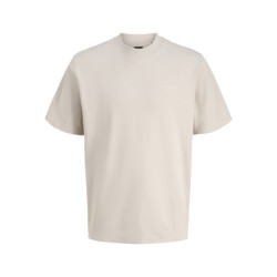 Jack & Jones Jprblachad branding ss crew neck tee sn beige