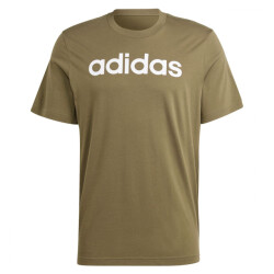 Adidas Heren essentials linear geborduurd logo single jersey t-shirt