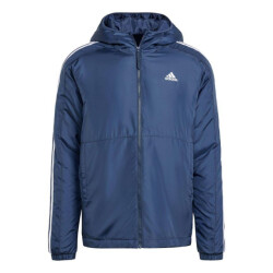 Adidas Heren essentials 3 stripes geïsoleerde hooded jacket