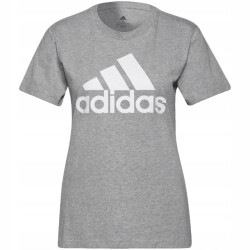 Adidas Dames t-shirt met grafische print en ronde hals met korte mouwen