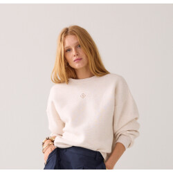 Summum Hamburg-30413 122 sweatshirt soft sweat ivory
