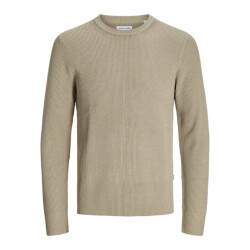 Jack & Jones Jjeperfect knit crew neck ln beige