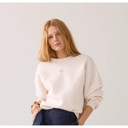Summum Hamburg-30413 122 sweatshirt soft sweat ivory
