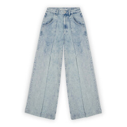 Homage to Denim H-cw25m52 wide leg jeans with pleat detail