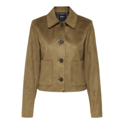 Only Onltulip life faux suede jacket otw cognac
