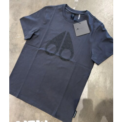 Moose Knuckles Chamblee leaf tee cement