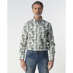 Campbell casual overhemd met lange mouwen