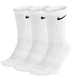 Nike Uniseks adult everyday kussen crew sokken (set van 3)