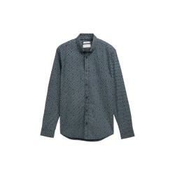 Tom Tailor Fitted printed stretch shirt