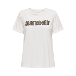 Only Onlline life s/s o-neck print top c