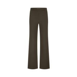 Studio Anneloes lexie bonded trousers 94801 8700 espresso