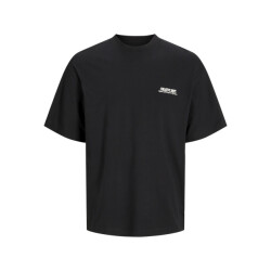 Jack & Jones jorroxbury type tee ss crew neck 12265826 black