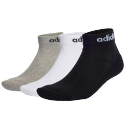 Adidas Lineaire enkelsokken voor volwassenen (pak van 3)
