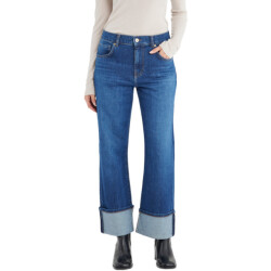 C.O.J. Denim Mid waist straight astra blue