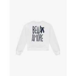 Nik & Nik Meisjes sweater gracy off white