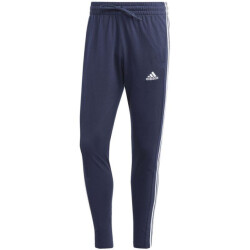 Adidas Heren essentials single jersey 3 strepen open hem tapered joggingbroek
