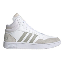 Adidas Heren hoops 3.0 ecologisch leren mid cut trainers