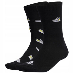 Adidas Unisex adult run x ultraboost shoe love graphic sokken (set van 2)
