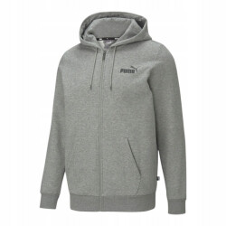 Puma Heren essential big logo evening full zip hoodie