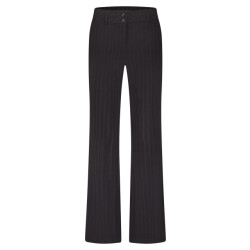 Red Button Bibette pinstripe