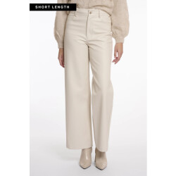 Rino & Pelle Corianshort.7502511 rino en pelle short length straight leg pu pants birch