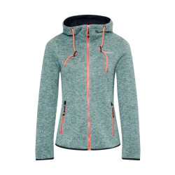 Nordberg elise fleece fleece sweater met rits dames -