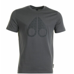 Moose Knuckles Chamblee leaf tee cement