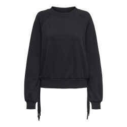 Only Onljett l/s o-neck emb. box swt