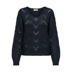 Jacqueline de Yong Jdybadut ls v-neck struc glitt pull knt -