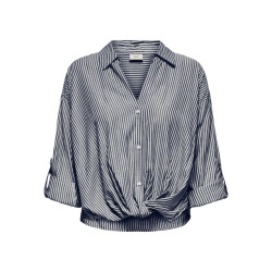 Jacqueline de Yong Jdyselma ls knot lurex shirt wvn dessin