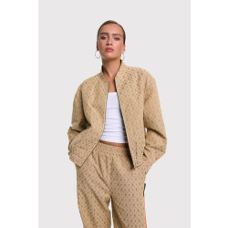 Alix The Label 2508418337 ladies woven logo jacket
