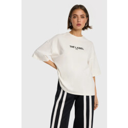 Alix The Label 2508819426 ladies knitted basic the label t-shirt