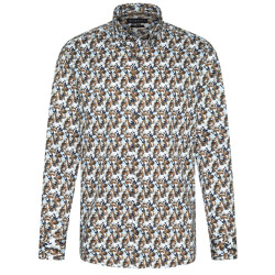 Bugatti Clothing casual overhemd met lange mouwen