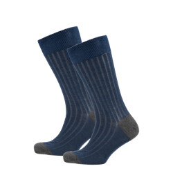 Dutch Dandies Basic blue sokken