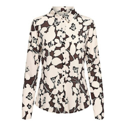 &Co Woman &co women blouse lotte big flower chocolate multi