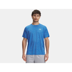 Under Armour ua tech textured ss-blu sport t-shirt korte mouw heren -