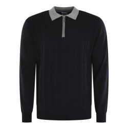Pal Zileri Heren half zip polo