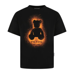 Palm Angels Heren spray bear t-shirt